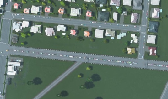 If only the cars would use both of the highway lanes!